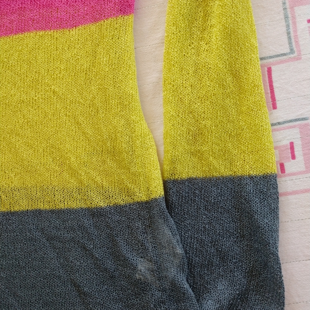 Kensie acrylic nylon lightweight sweater - Picture 3 of 4